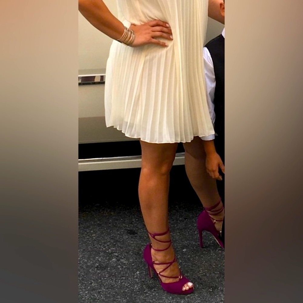 Steve Madden grape/ purple Strappy heel open toe